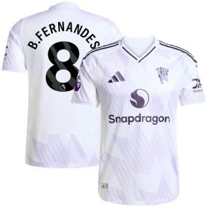 Camiseta Autentica B. Fernandes #8 Manchester United 2025 Visitante